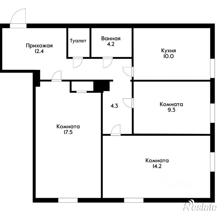 3-комн квартира ул Красная, 204,  д. 204