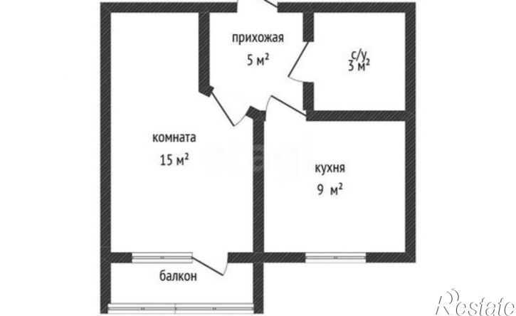 1-комн квартира ул им. Героя Яцкова И.В., 19,  д. 19