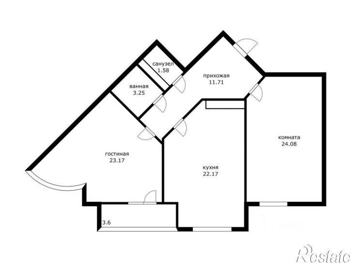 3-комн квартира ул им. Митрофана Седина, 51/1,  д. 51/1
