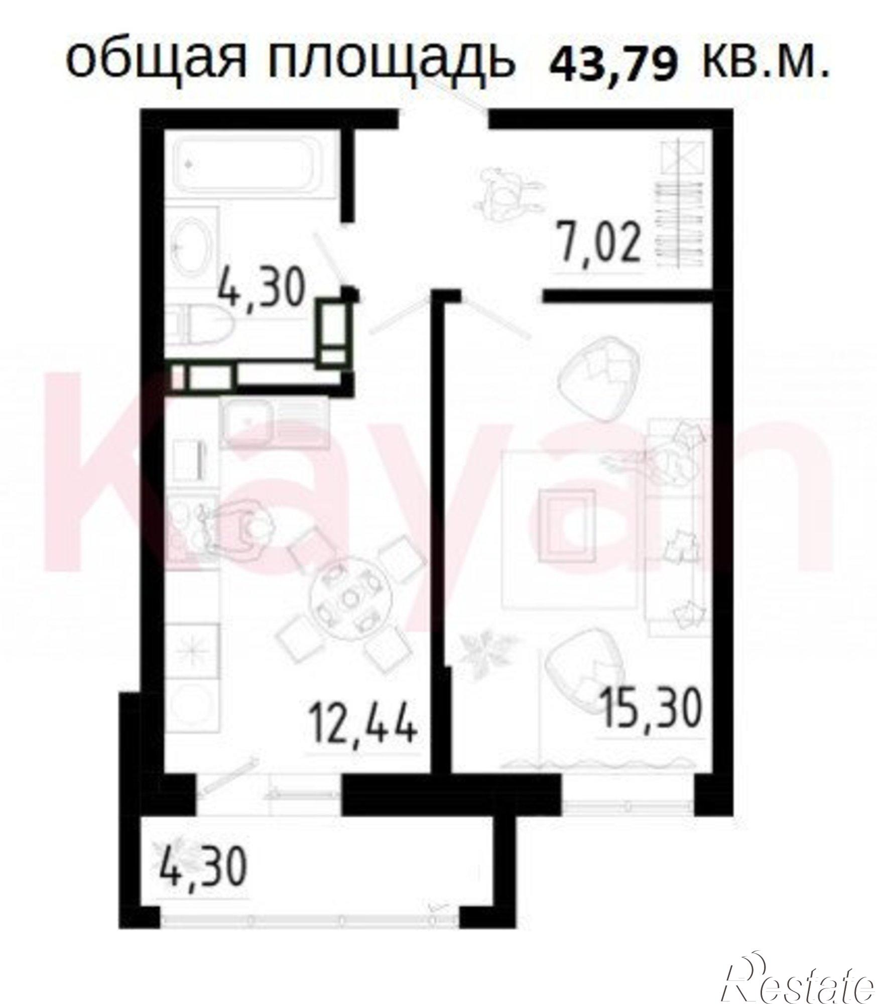 Купить квартиру за 4 160 050 рублей на Агрономическая ул.