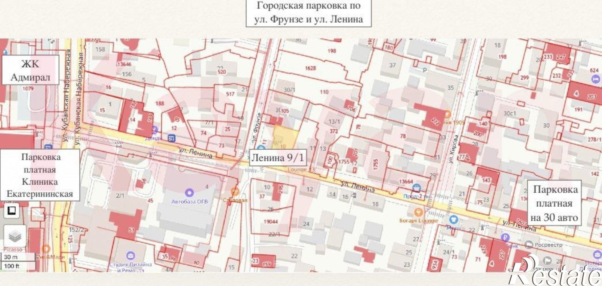 Купить землю, земельный участок за 38 500 000 рублей на им. Ленина ул.