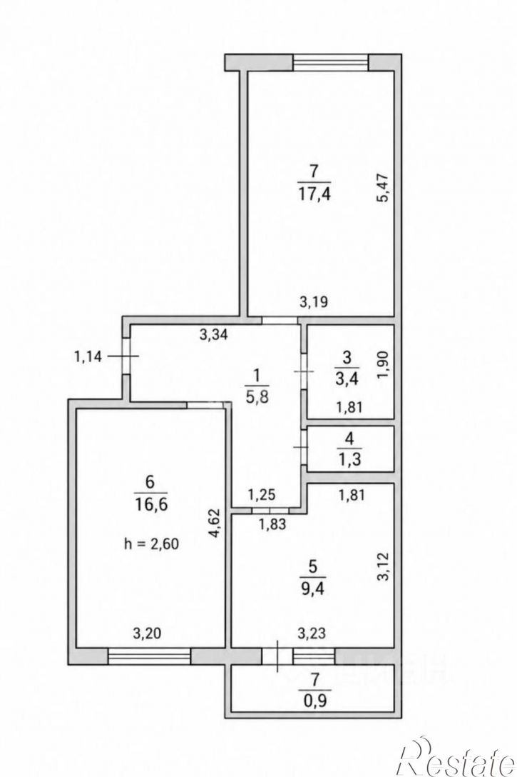 2-комн квартира ул им. Героя Сарабеева В.И., 11Б,  д. 11Б