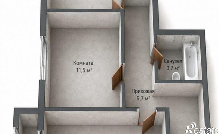 2-комн квартира Домбайская улица, 55 к4,  д. 55 к4