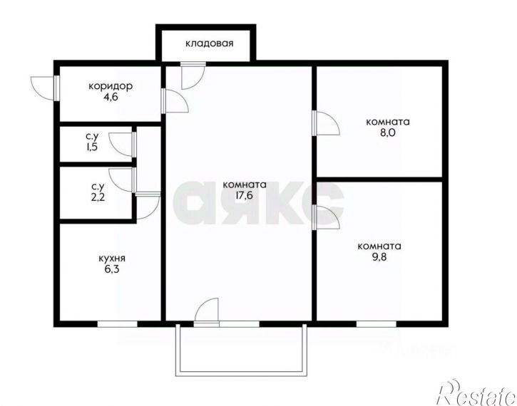 3-комн квартира улица Яна Полуяна, 34,  д. 34