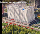 офис 83 кв м, этаж 1/17 улица имени Константина Гондаря, 98