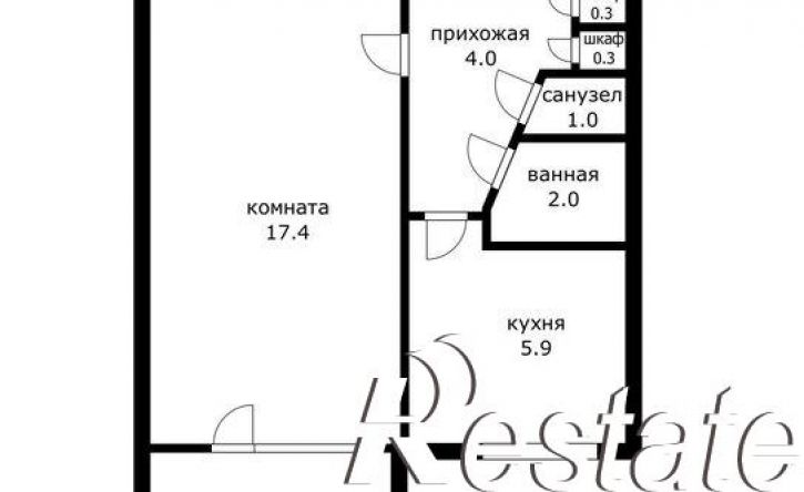 1-комн квартира Старокубанская улица, 118А,  д. 118А