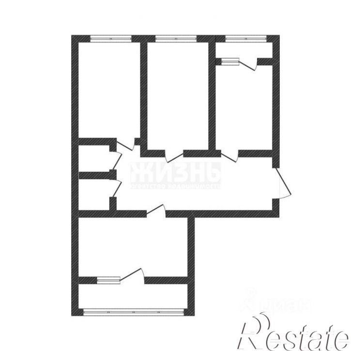 3-комн квартира Ольденбуржская улица, 109 к29,  д. 109 к29