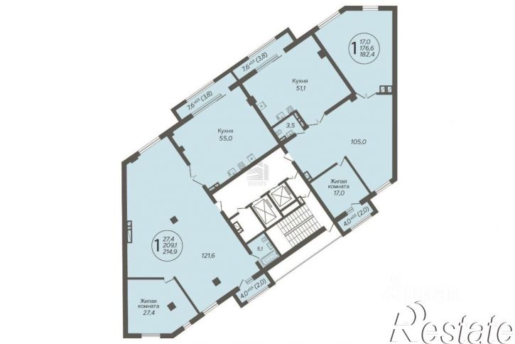 3-комн квартира улица Николая Кондратенко, 8,  д. 8