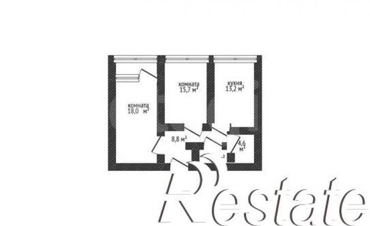 2-комн квартира улица Ветеранов, 85 к2,  д. 85 к2