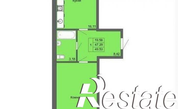 1-комн квартира улица Героев-Разведчиков, 32,  д. 32