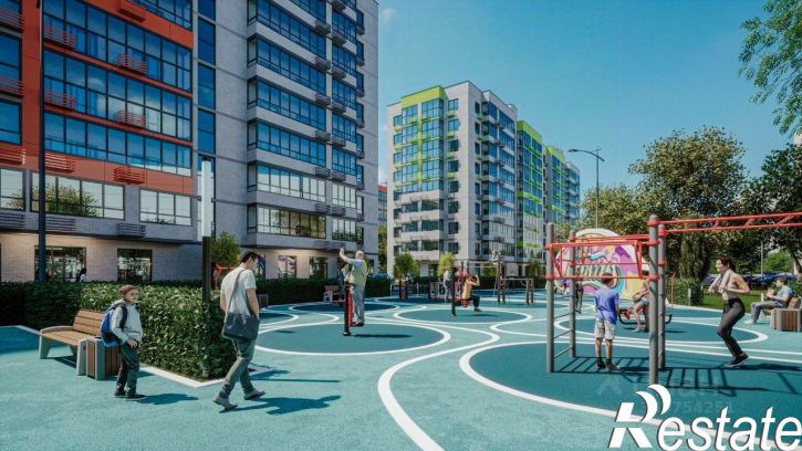 1-комн квартира в новом доме улица имени Генерала Корнилова, 1 к2,  д. 1 к2
