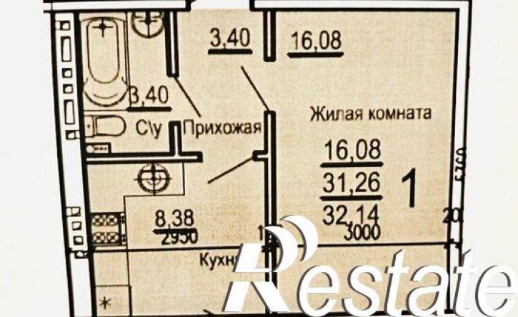 1-комн квартира 1-й Краснодарский проезд, 2 к1,  д. 2 к1