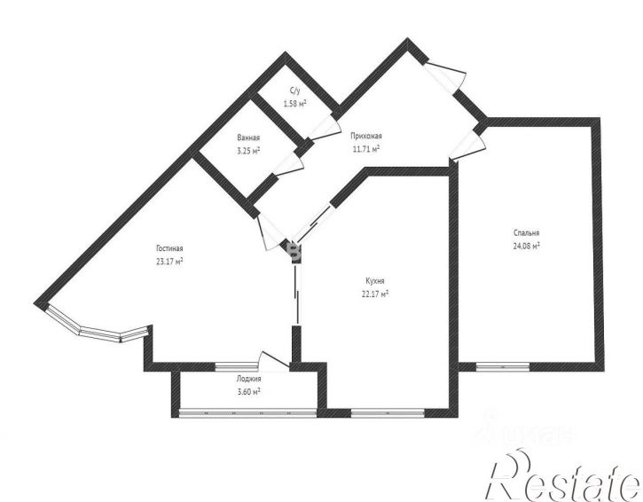 2-комн квартира улица Седина, 51/1,  д. 51/1