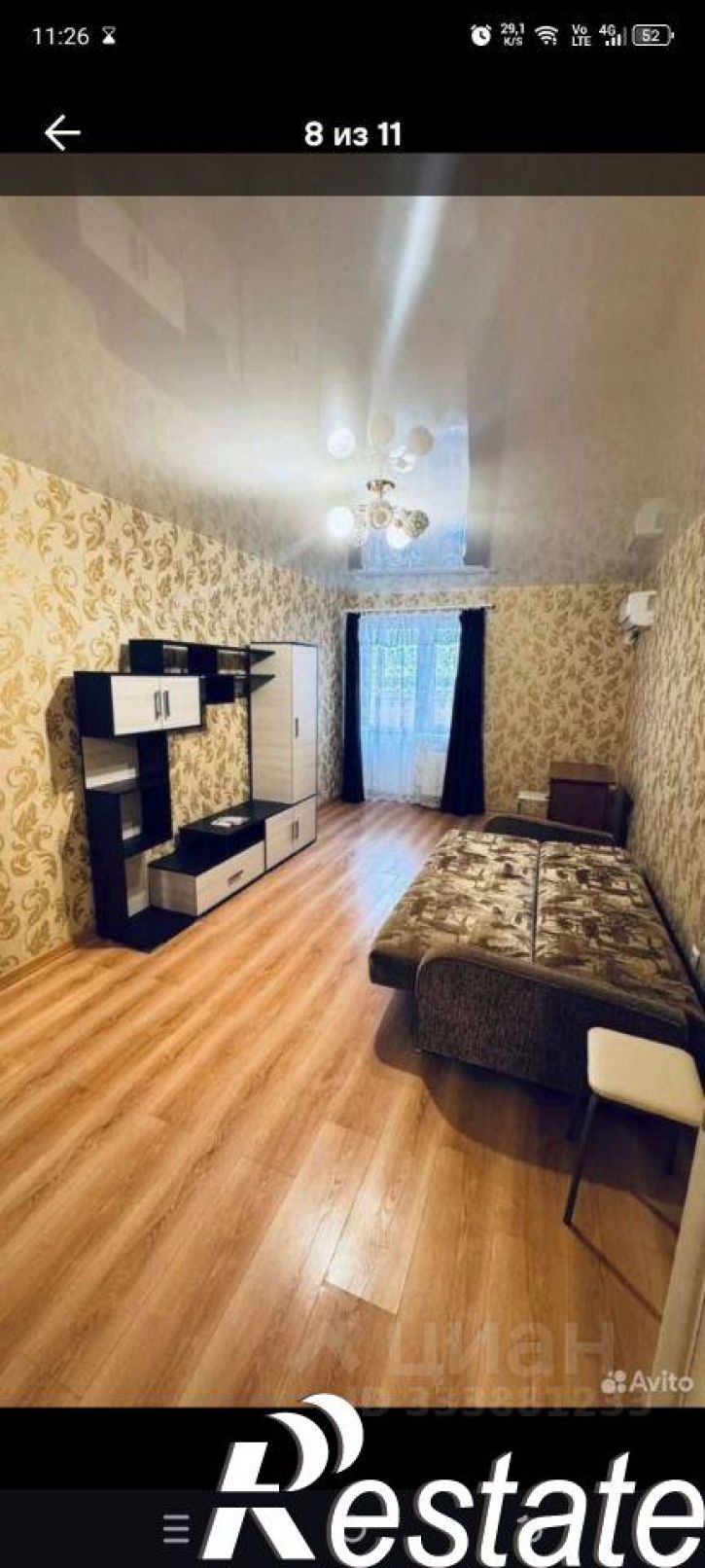 1-комн квартира Московская улица, 144 к1,  д. 144 к1