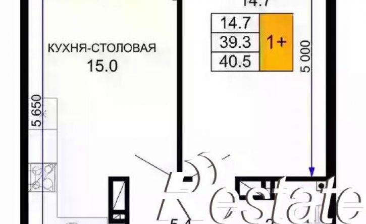 1-комн квартира улица Лётчика Позднякова, 2 к26,  д. 2 к26