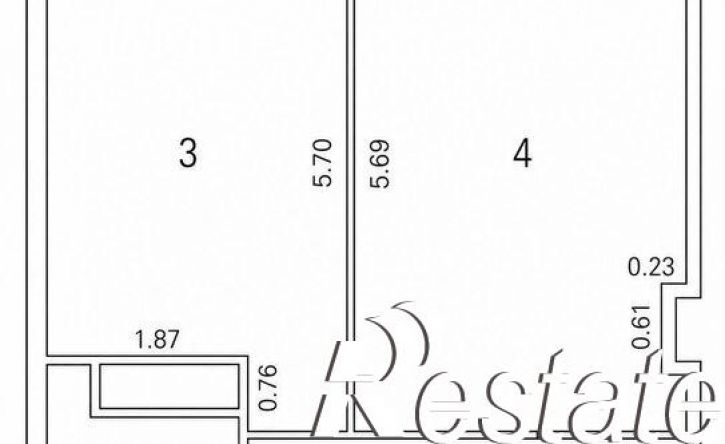 1-комн квартира улица Евгении Жигуленко, 5 к2,  д. 5 к2