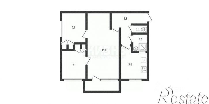 3-комн квартира улица Гагарина, 79А,  д. 79А