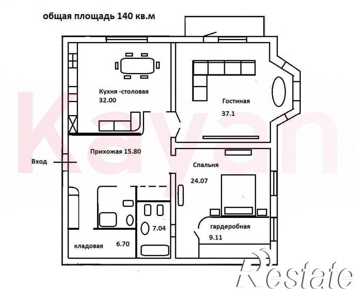 2-комн квартира Офицерская ул.