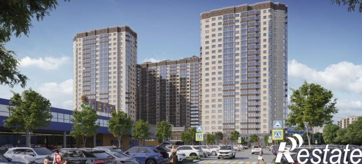 2-комн квартира в новом доме Российская улица, 257/7,  д. 257/7