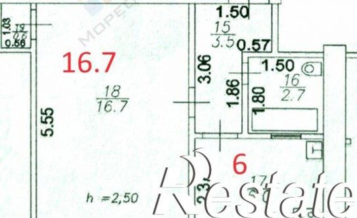 1-комн квартира 3-й Онежский проезд, 5,  д. 5