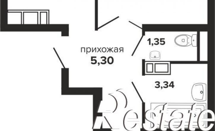 2-комн квартира Российская улица, 257/7 к2,  д. 257/7 к2