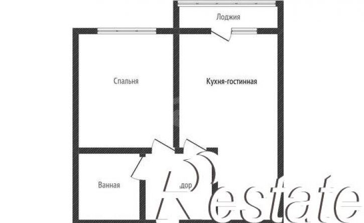 1-комн квартира улица имени Героя Ростовского, 8 к3,  д. 8 к3