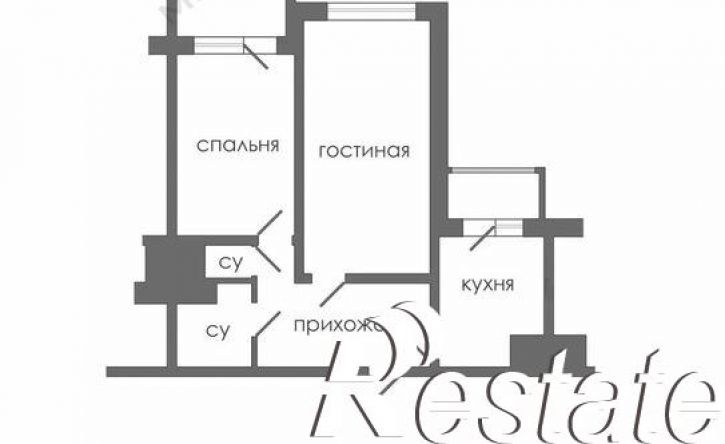2-комн квартира Кореновская улица, 45,  д. 45