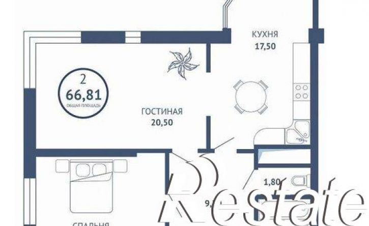 2-комн квартира Совхозная улица, 1 к3,  д. 1 к3