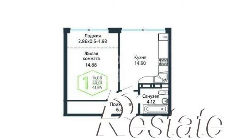 1-комн квартира Обрывная улица, 132/1 к21,  д. 132/1 к21