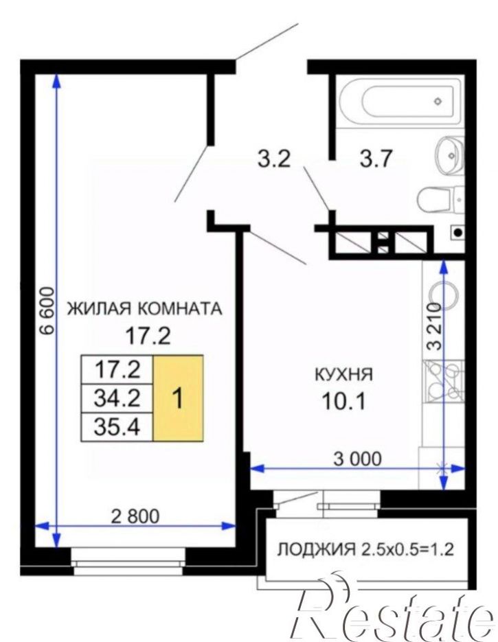 1-комн квартира улица Лётчика Позднякова, 2 к20,  д. 2 к20