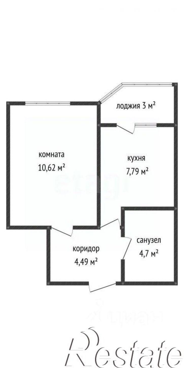 1-комн квартира улица имени Генерала Корнилова, 16,  д. 16