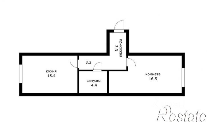 1-комн квартира Ленинский переулок, 15 к1,  д. 15 к1