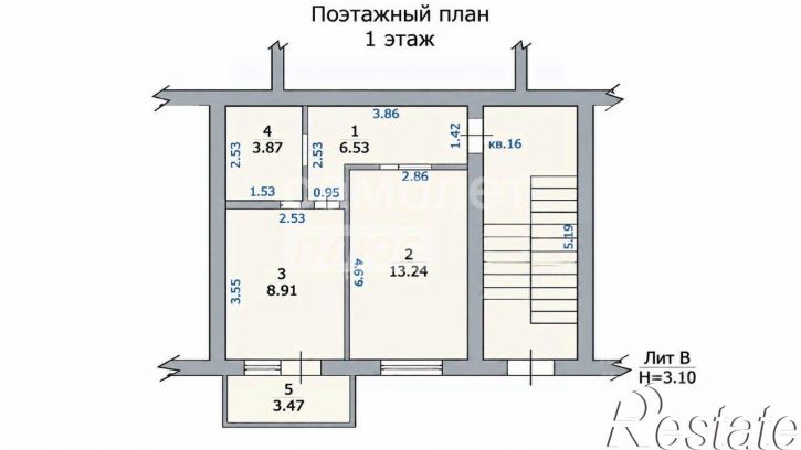 1-комн квартира Тепличная улица, 25,  д. 25