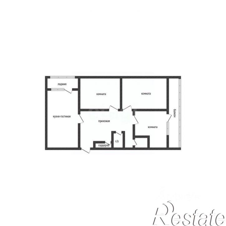 3-комн квартира проезд Репина, 20,  д. 20