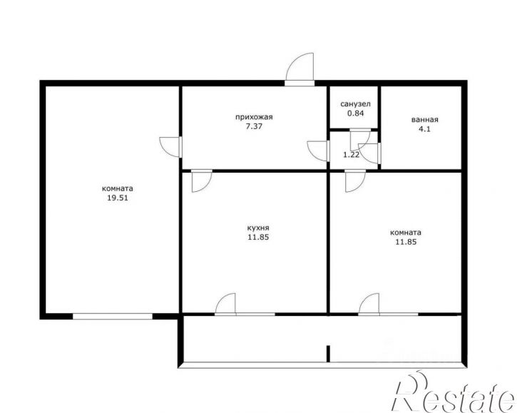 2-комн квартира проезд Репина, 32,  д. 32