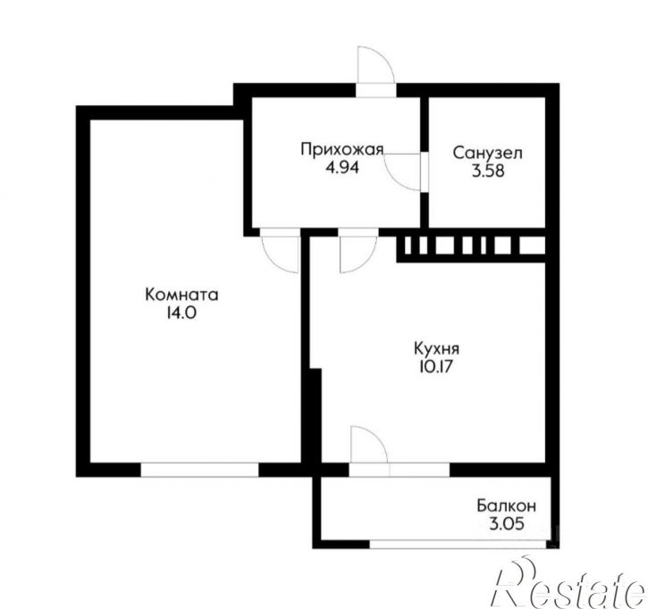 1-комн квартира улица Западный Обход, 65 к1,  д. 65 к1