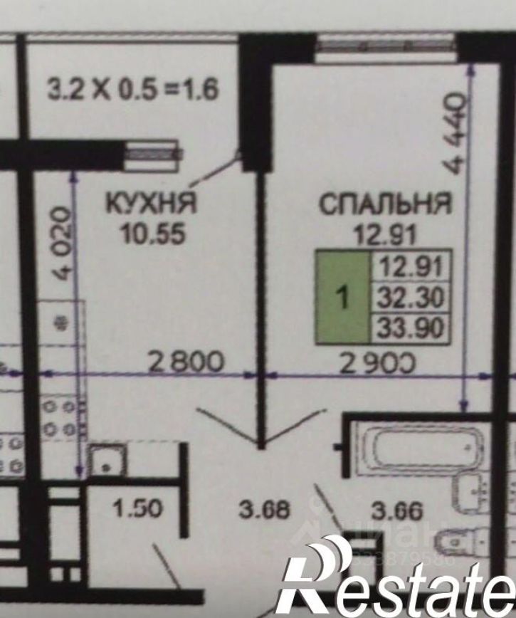 1-комн квартира улица Петра Метальникова, 36,  д. 36