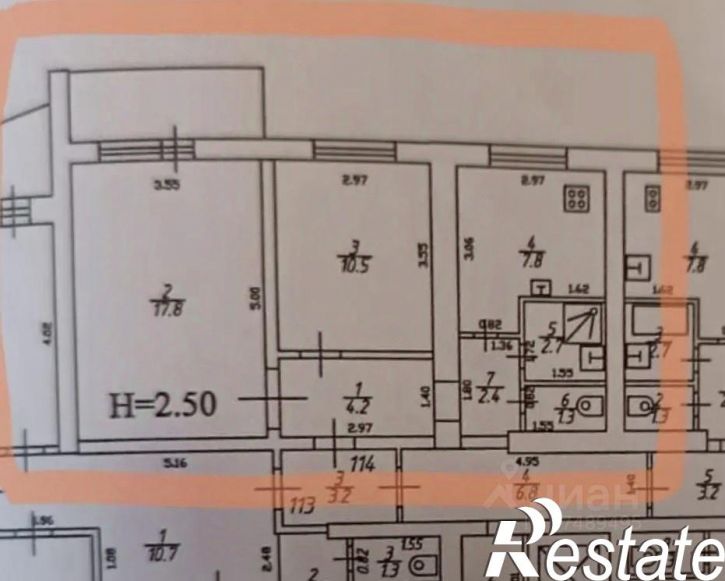 2-комн квартира проспект Чекистов, 16,  д. 16