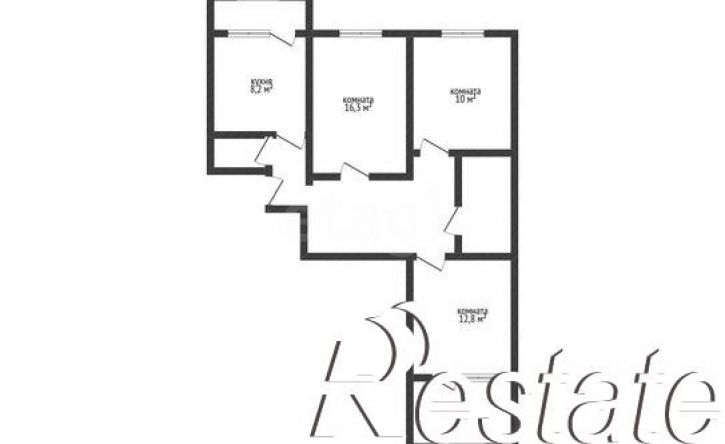 3-комн квартира улица Фадеева, 29,  д. 29