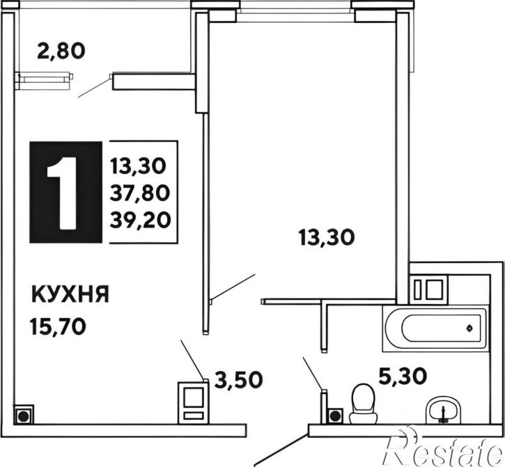 1-комн квартира улица Западный Обход, 39/2 к5,  д. 39/2 к5