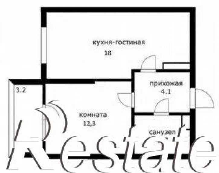 1-комн квартира улица имени Рахманинова С.В., 36,  д. 36