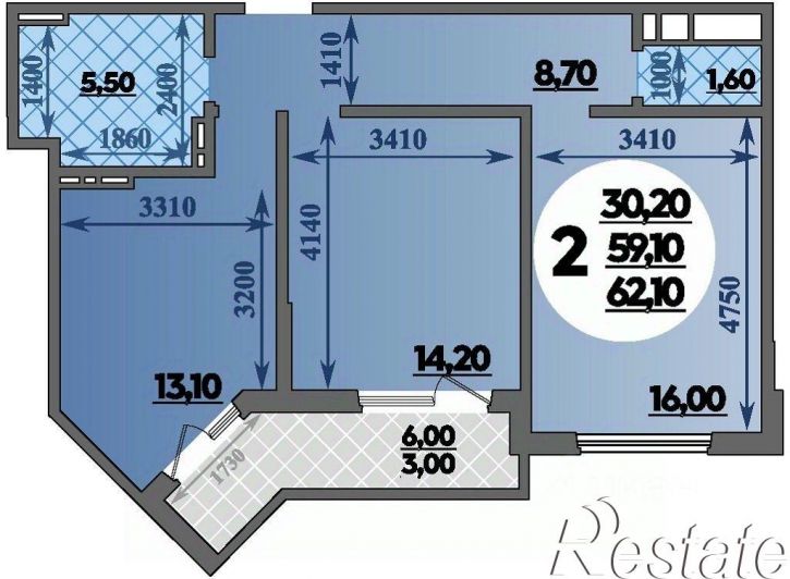 2-комн квартира в новом доме улица Героев-Разведчиков, 11 к2,  д. 11 к2