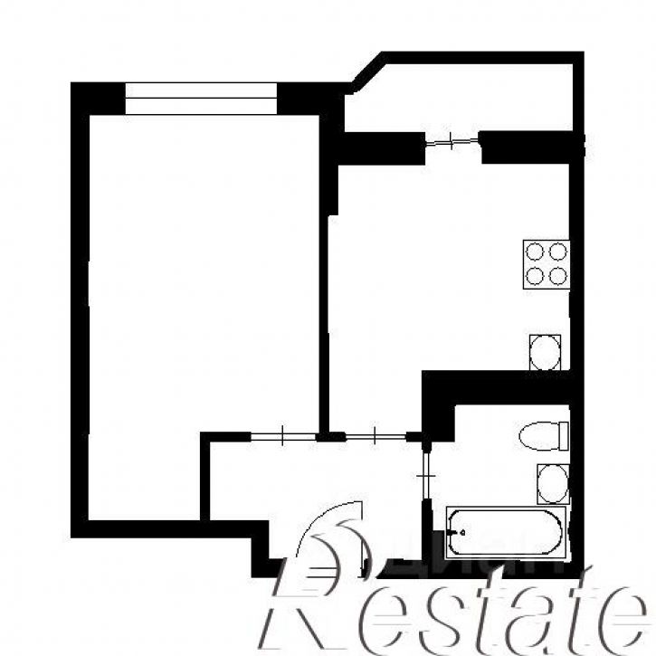 1-комн квартира улица Героев-Разведчиков, 8 к4,  д. 8 к4