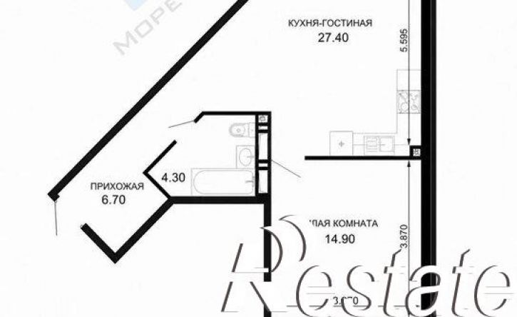 1-комн квартира улица Ветеранов, 85 к5,  д. 85 к5