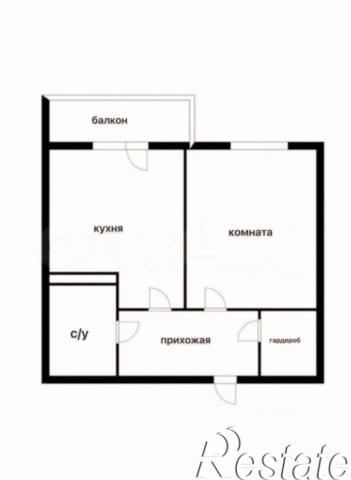 1-комн квартира улица Калинина, 350/3,  д. 350/3