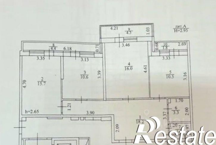 3-комн квартира улица Дзержинского, 54/10,  д. 54/10