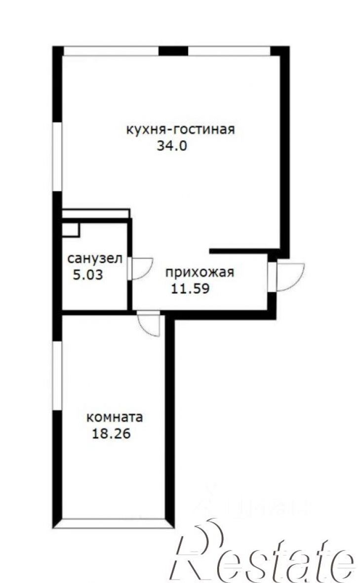 2-комн квартира Обрывная улица, 132/1 к8,  д. 132/1 к8