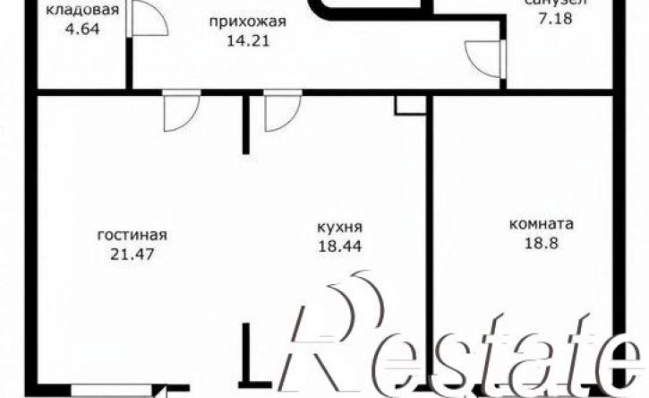 2-комн квартира улица Кубанская Набережная, 37,  д. 37