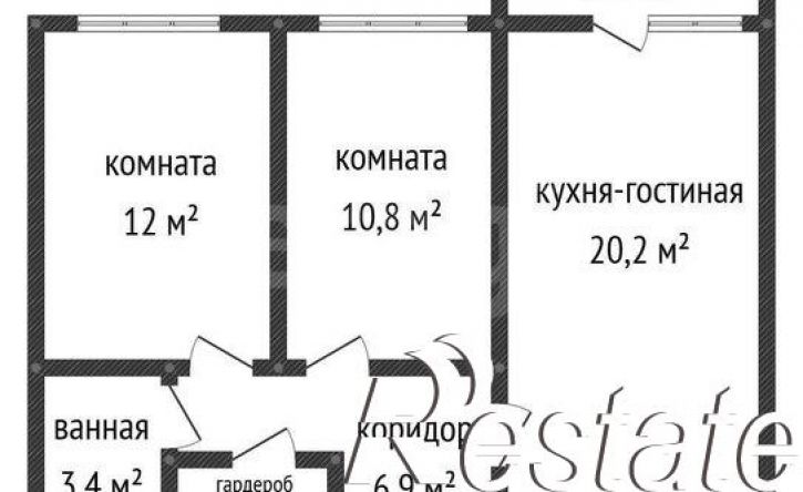 2-комн квартира улица Автолюбителей, 1/7 к4,  д. 1/7 к4