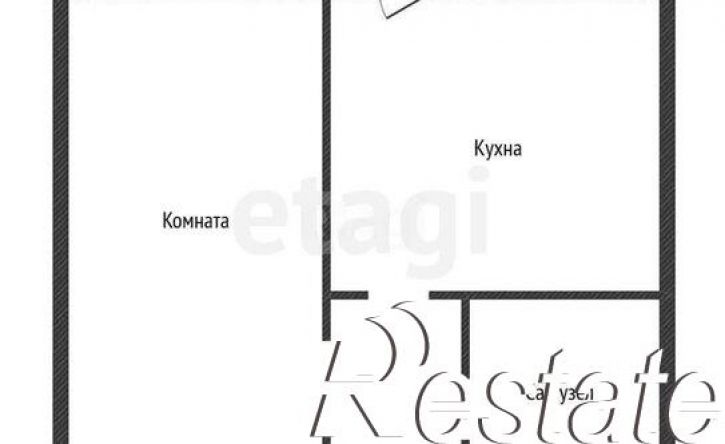 1-комн квартира улица Краеведа Соловьёва, 6 к7,  д. 6 к7